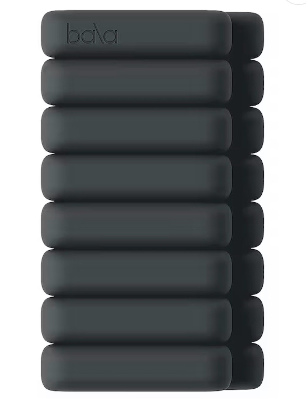 Bala 2 Pound Bangle Ankle Weights in Charcoal